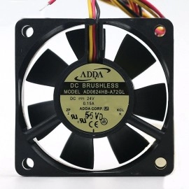 ADDA AD0624HB-A72GL 24V 0.15A 6CM 3-lines inverter server cooling fan