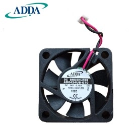 ADDA  AD0424UB-G70 DC24V 0.1A  2Wires 6800RPM Double Ball Bearing Cooling Fan