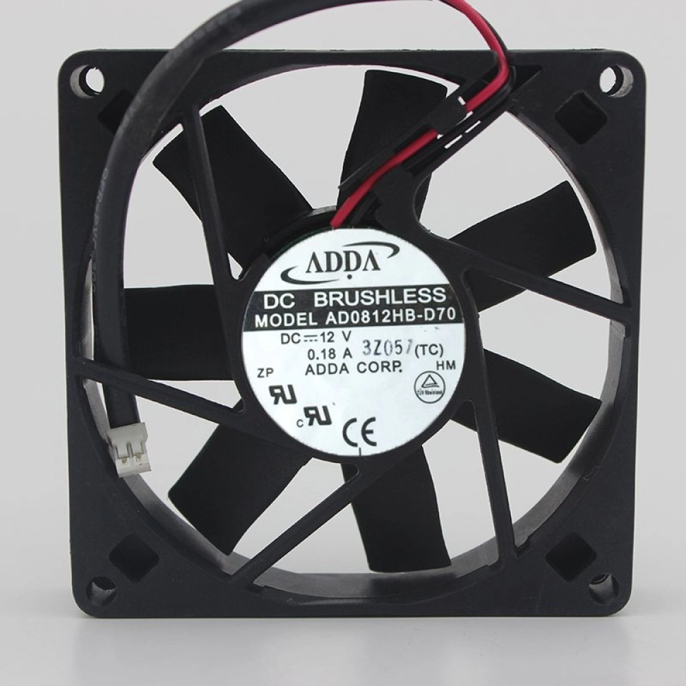 ADDA AD0812HB-D70 DC12V 0.18A Ball Cooling Fan